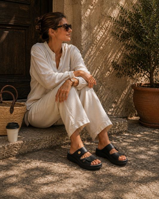Huvudbild Embla Ergoflex Sandal Svart